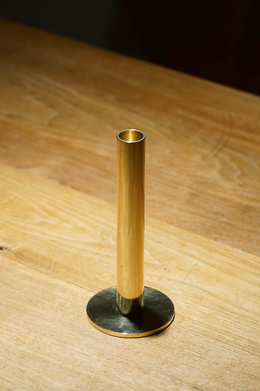 brass candle holder without candle