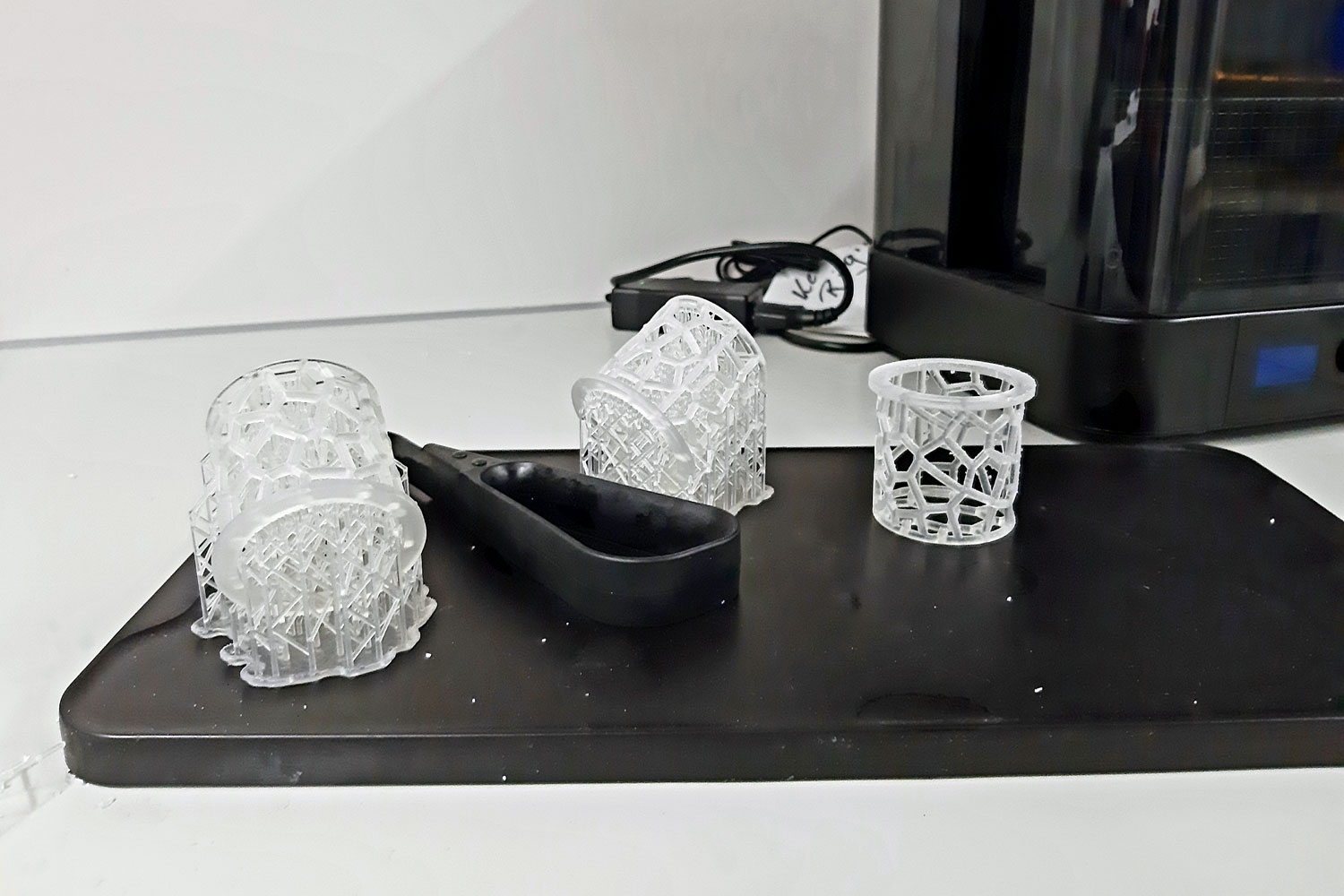 3D printed plant baskets for the window plot